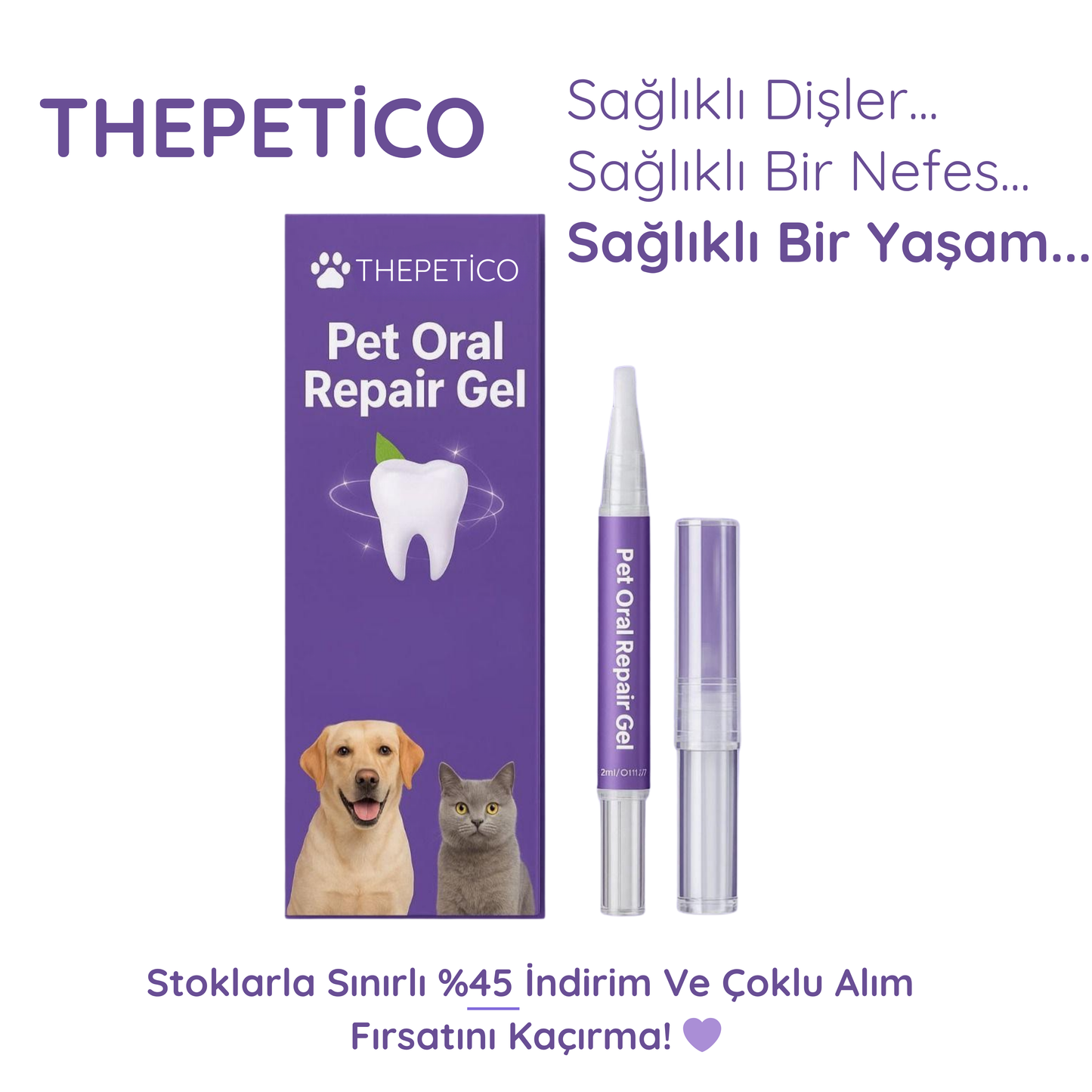 THEPETİCO CLEANER PEN® - Patili Dostunuzun Ağız Sağlığını Koruma Altına Alın!